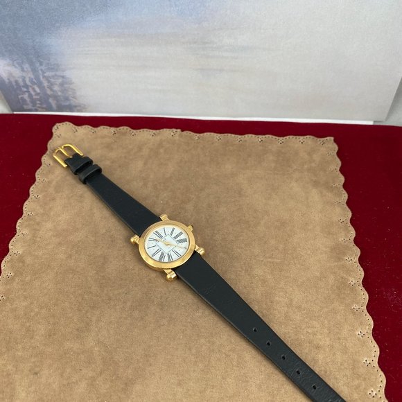 Vintage Jaz Paris Ladies French Designer Watch New Black Strap - Picture 3 of 12